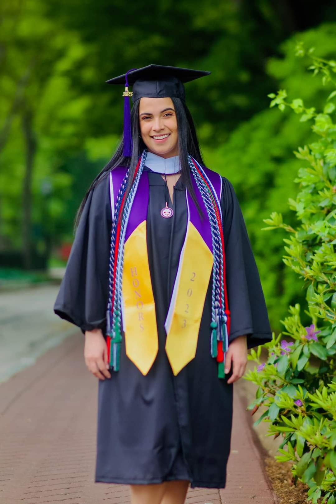 Valentina, admitted to College of the Holy Cross