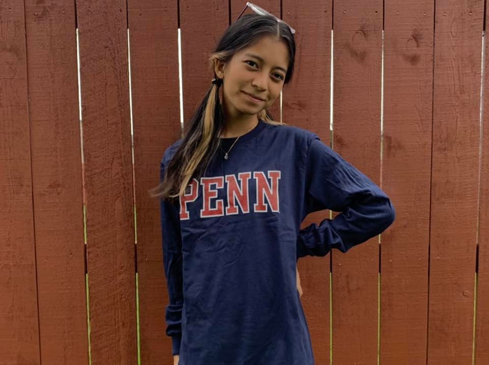 Shristi, admitted to University of Pennsylvania